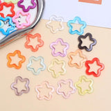 20-30Pcs Colorful Star Acrylic Pendant Charms for DIY Jewelry Making