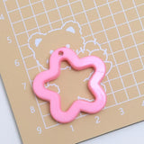 20-30Pcs Colorful Star Acrylic Pendant Charms for DIY Jewelry Making