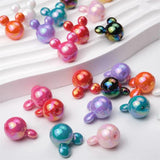 20Pcs Mouse Acrylic Beads Jewelry Findings for DIY Crafts