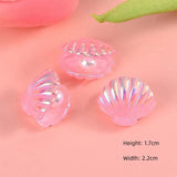 20Pcs Pearl Shell Resin Hairpin Charm Patch Jewelry