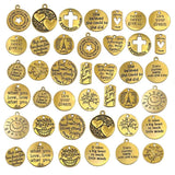 20 Silver Alloy Letter Pendants for Bracelets and Necklaces DIY Jewelry