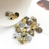 20pcs Retro Alloy Animal Bead Bracelet Necklace Vintage Large Hole Bead