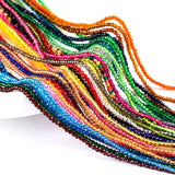 2mm Crystal Rondelle Beads for DIY Jewelry Making Crafts