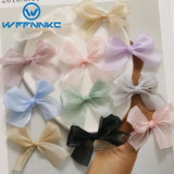 10Pcs Bowknot Ornaments DIY Wedding Home Decor Art Decal Women Hairpin Headwear