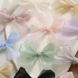 10Pcs Bowknot Ornaments DIY Wedding Home Decor Art Decal Women Hairpin Headwear