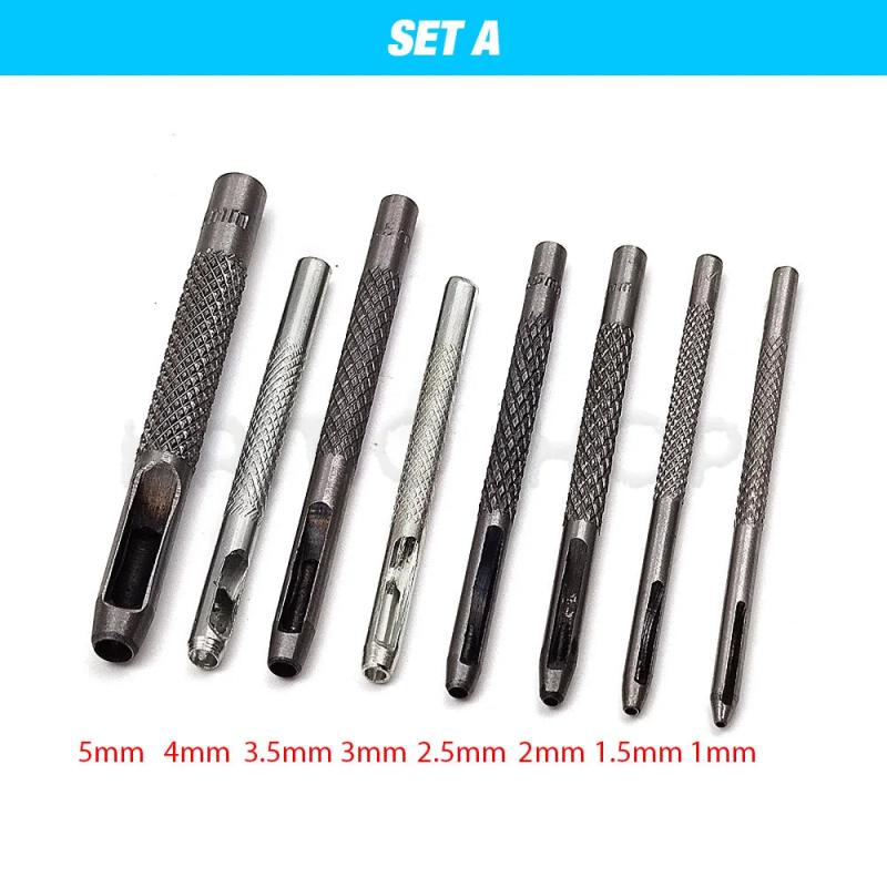 1.0mm-25mm Leather Punch Hollow Puncher Leathercraft Hole Punch DIY