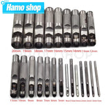 1.0mm-25mm Leather Punch Hollow Puncher Leathercraft Hole Punch DIY