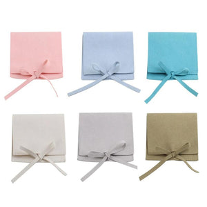5pcs Microfiber Jewelry Gift Bags Wedding Ring Earrings Necklace Storage