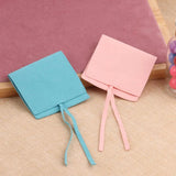 5pcs Microfiber Jewelry Gift Bags Wedding Ring Earrings Necklace Storage