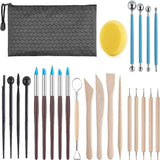23PCS Art DIY Clay Tool for Sculpting Carving Craft