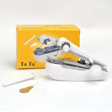 Portable Handheld Sewing Machine Mini Cordless Stitch DIY Clothes Leather