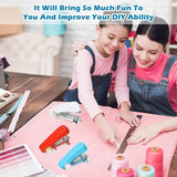 Portable Handheld Sewing Machine Mini Cordless Stitch DIY Clothes Leather
