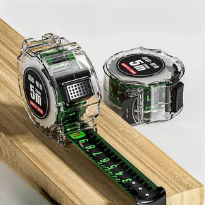 Self Locking Fluorescent Steel Tape Measure