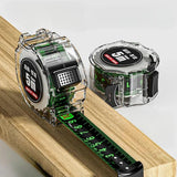 Self Locking Fluorescent Steel Tape Measure