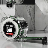 Self Locking Fluorescent Steel Tape Measure