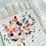 Mini Petal Leaf Combination Mold Polymer Clay Cutter DIY Jewelry Pottery Tools