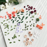 Mini Petal Leaf Combination Mold Polymer Clay Cutter DIY Jewelry Pottery Tools