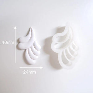 Polymer Clay Cutter for DIY Ceramic Earrings - Geometric Pattern Mold