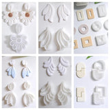 Polymer Clay Cutter for DIY Ceramic Earrings - Geometric Pattern Mold