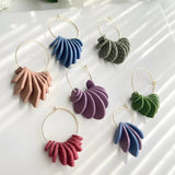 5 PCS Geometric Polymer Clay Cutter Teardrop Earring Mold Pottery Tools