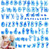 Alphabet Number Cake Stamp Set for Baking