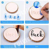 Alphabet Number Cake Stamp Set for Baking