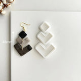 Polymer Clay Cutter Leaf/lotus Geometry Mold DIY Ins Jewelry Tools