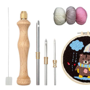 Adjustable Punch Needle for Embroidery and Sewing Crafts