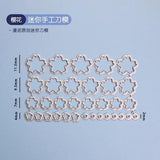 Mini Geometric Clay Cutter Carbon Steel Hollow Mold Heart-shaped / Star-shaped