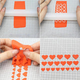 Mini Geometric Clay Cutter Carbon Steel Hollow Mold Heart-shaped / Star-shaped