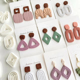 Polymer Clay Cutters Geometry Earring Jewelry Cutting Mould Tools