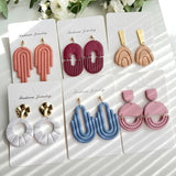 Polymer Clay Cutters Geometry Earring Jewelry Cutting Mould Tools