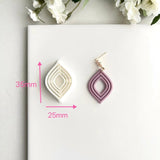 Polymer Clay Cutters Geometry Earring Jewelry Cutting Mould Tools