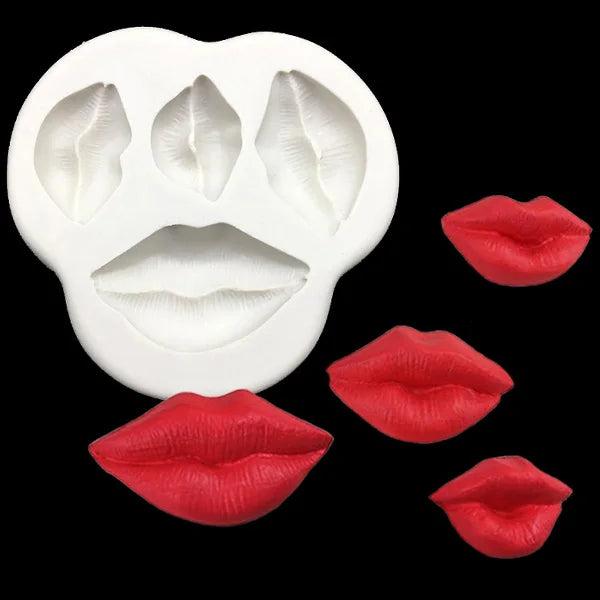 Lip Heart LOVE Shapes Silicone Mold for Baking