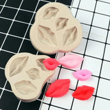 Lip Heart LOVE Shapes Silicone Mold for Baking