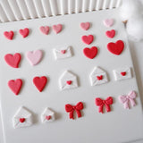 Heart Shaped Polymer Clay Cutters Wedding Party Gift Earring Mold