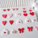 Heart Shaped Polymer Clay Cutters Wedding Party Gift Earring Mold