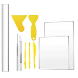 10x Acrylic Clay Roller with Backing Board & Shovel