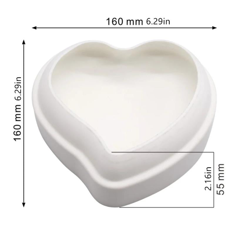 Heart Shape Silicone Mold for Cake Decorating Tools