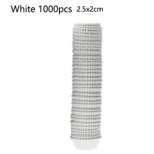 100 Mini Cake Paper Cups Baking Muffin Cupcake Liners Box Cup Case Tray