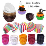 100 Mini Cake Paper Cups Baking Muffin Cupcake Liners Box Cup Case Tray
