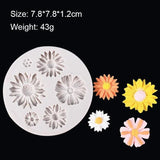 Mermaid Starfish Seahorse Silicone Mold DIY Fondant Cake Tool