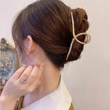 Korea Hair Claw Clips Solid Transparent Resin Shark Clip Hairpin