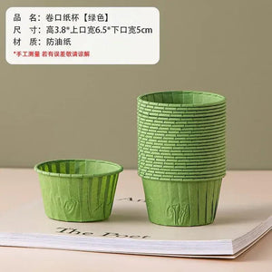 50PCS Muffins Cup Paper Cupcake Wrappers Baking Cups Cases DIY Cake Tools