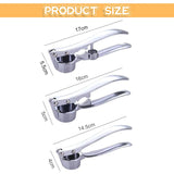 Stainless Steel Garlic Press Mincer Kitchen Squeezer Masher