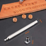 Leather Stamping Kit Alphabet Number Stampers Tools DIY Craft Carving Set