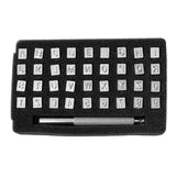 Leather Stamping Kit Alphabet Number Stampers Tools DIY Craft Carving Set