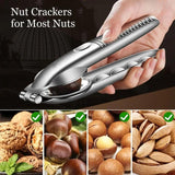Stainless Steel Chestnut Nutcracker Opener Quick Clip Nuts Peeler Walnut Sheller