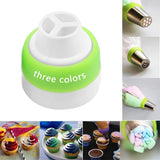 6Pcs Icing Piping Nozzles Tips Cake Decorating Converter Coupler Tool