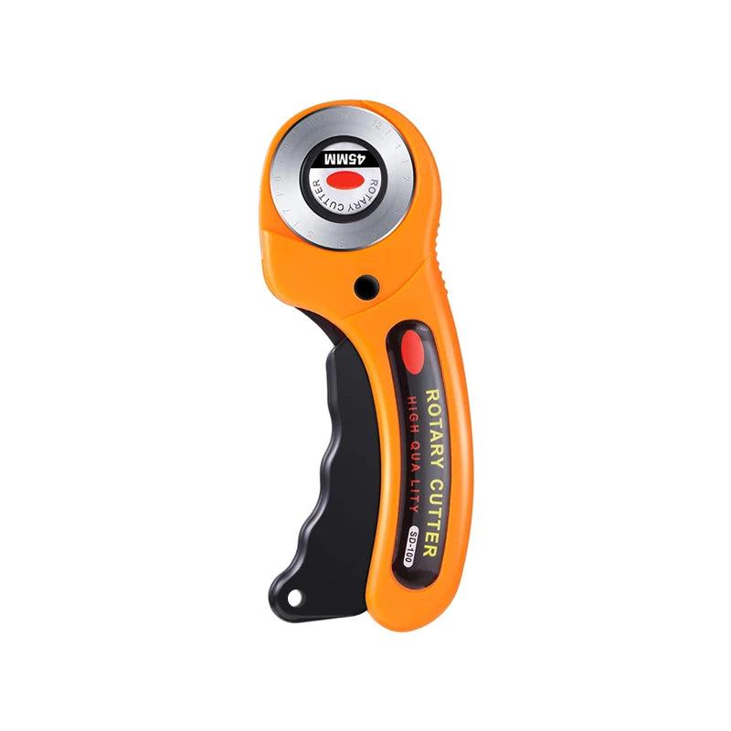 45mm Rotary Cutter Set for Leather Craft Cutting Tool with Ergonomic Handle